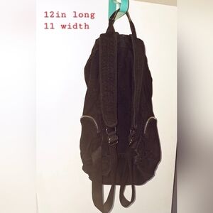 Black Canvas Backpack